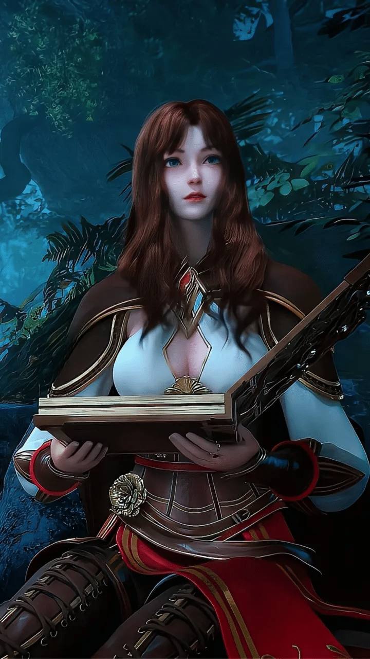 在湖畔的栈